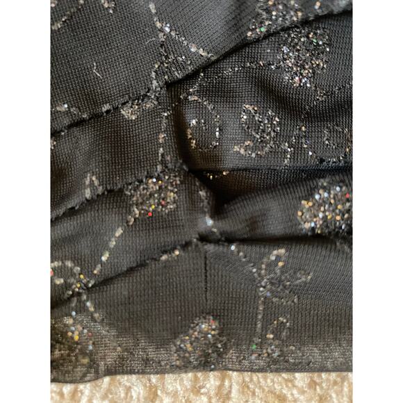 Y2K Rampage Clothing Company Dress Black Large Made in USA Cowl Neck StyleHW27K6 - Picture 12 of 12